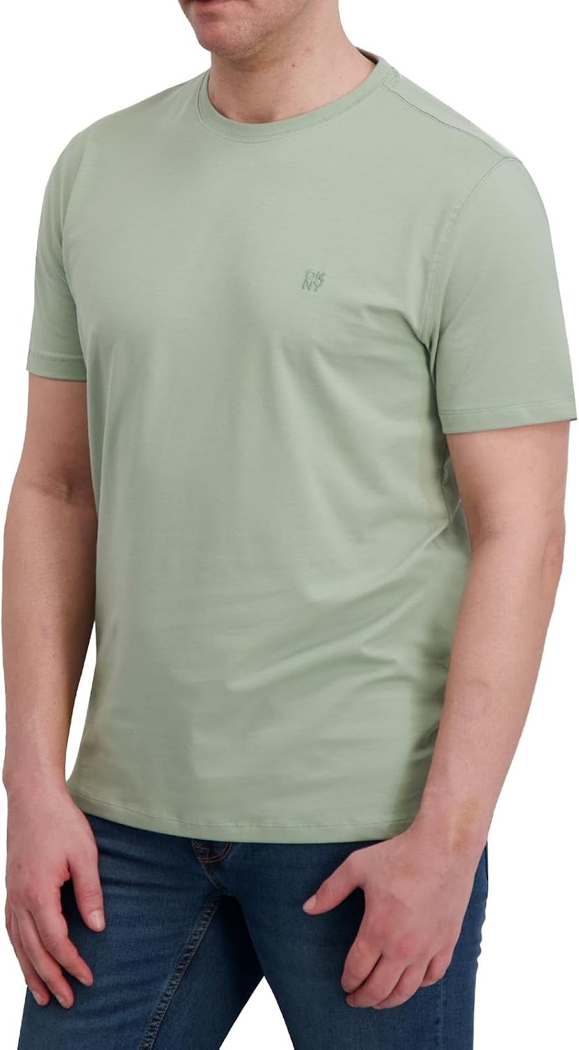 DKNY Men’s Soft Cotton T-Shirt – Classic Crew Neck DKNY Men’s Soft Cotton T-Shirt – Classic Crew Neck