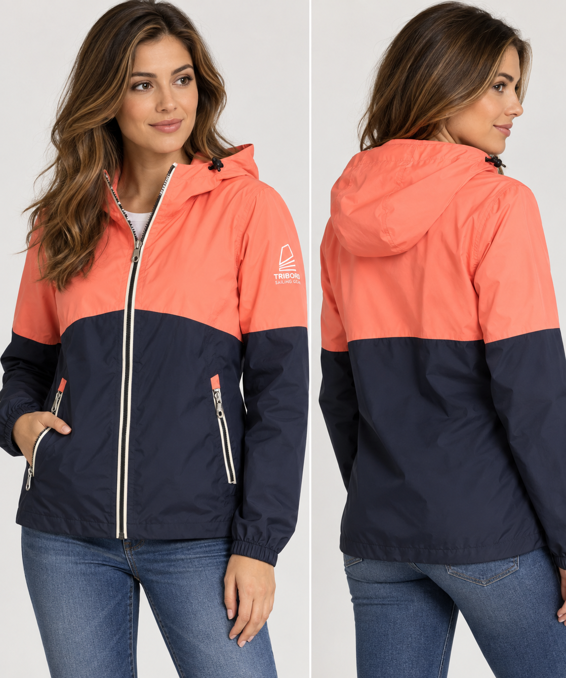 Tribord Sailing 100 Waterproof Jacket – Packable Hooded Coat