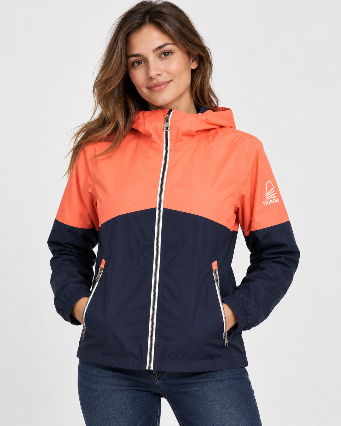 Tribord Sailing 100 Waterproof Jacket – Packable Hooded Coat Tribord Sailing 100 Waterproof Jacket – Packable Hooded Coat