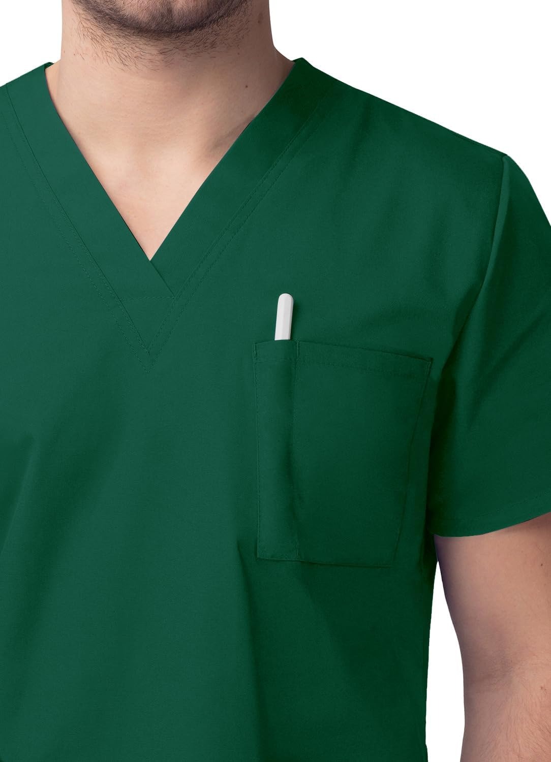 Sivvan Unisex Scrubs Set – V-Neck Top & Drawstring Pants (18)