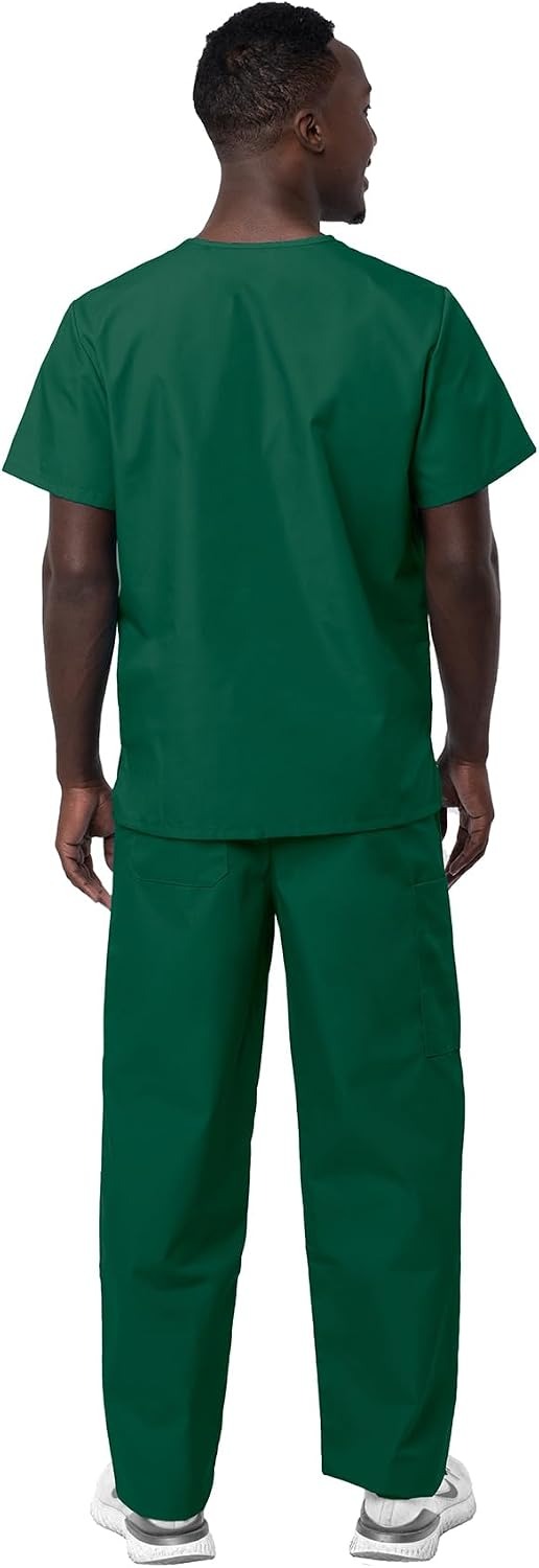 Sivvan Unisex Scrubs Set – V-Neck Top & Drawstring Pants (2) Sivvan Unisex Scrubs Set – V-Neck Top & Drawstring Pants