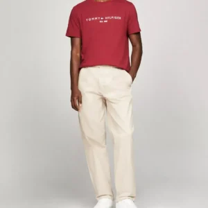 Tommy Hilfiger Men’s Cotton Logo T-Shirt – Regular Fit