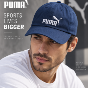 Puma Youth Logo Baseball Cap – Adjustable Casual Hat
