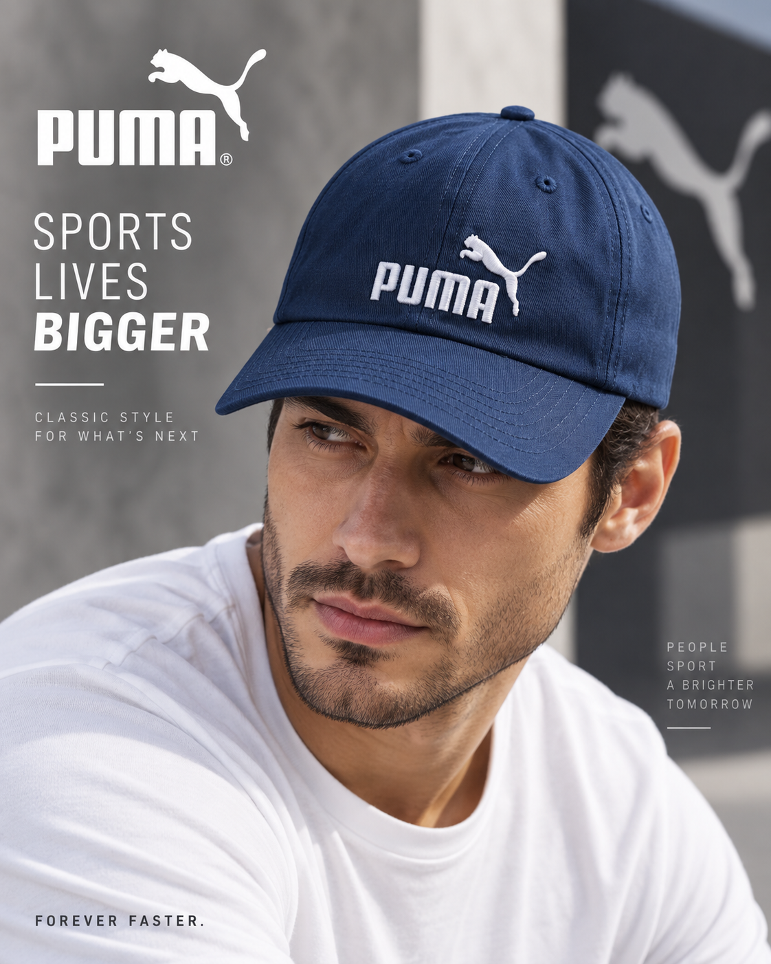 Puma Youth Logo Baseball Cap – Adjustable Casual Hat