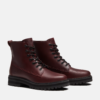 Timberland Men’s Leather Boots – Burgundy Lace-Up