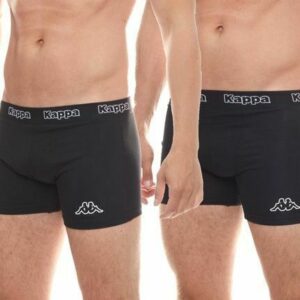 Kappa Men’s Boxer Trunks – 4-Pack Black